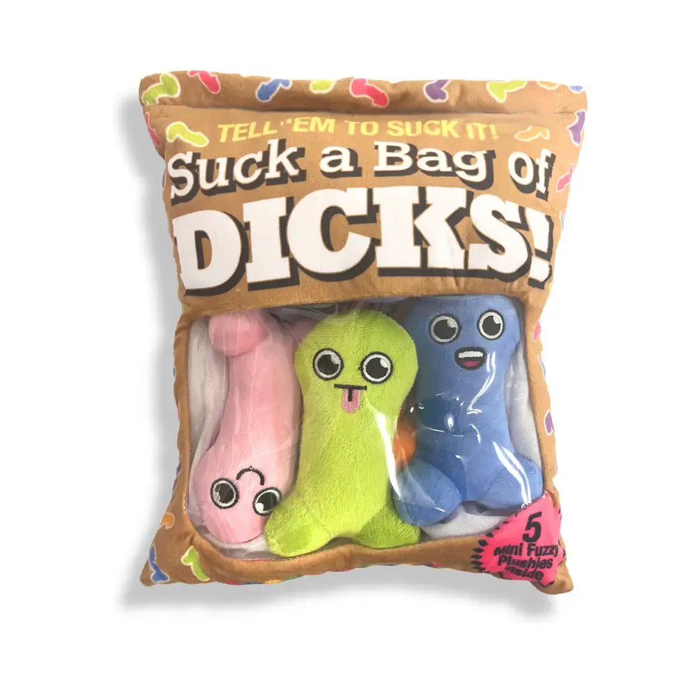 Packaged toy with colorful characters on a white background
