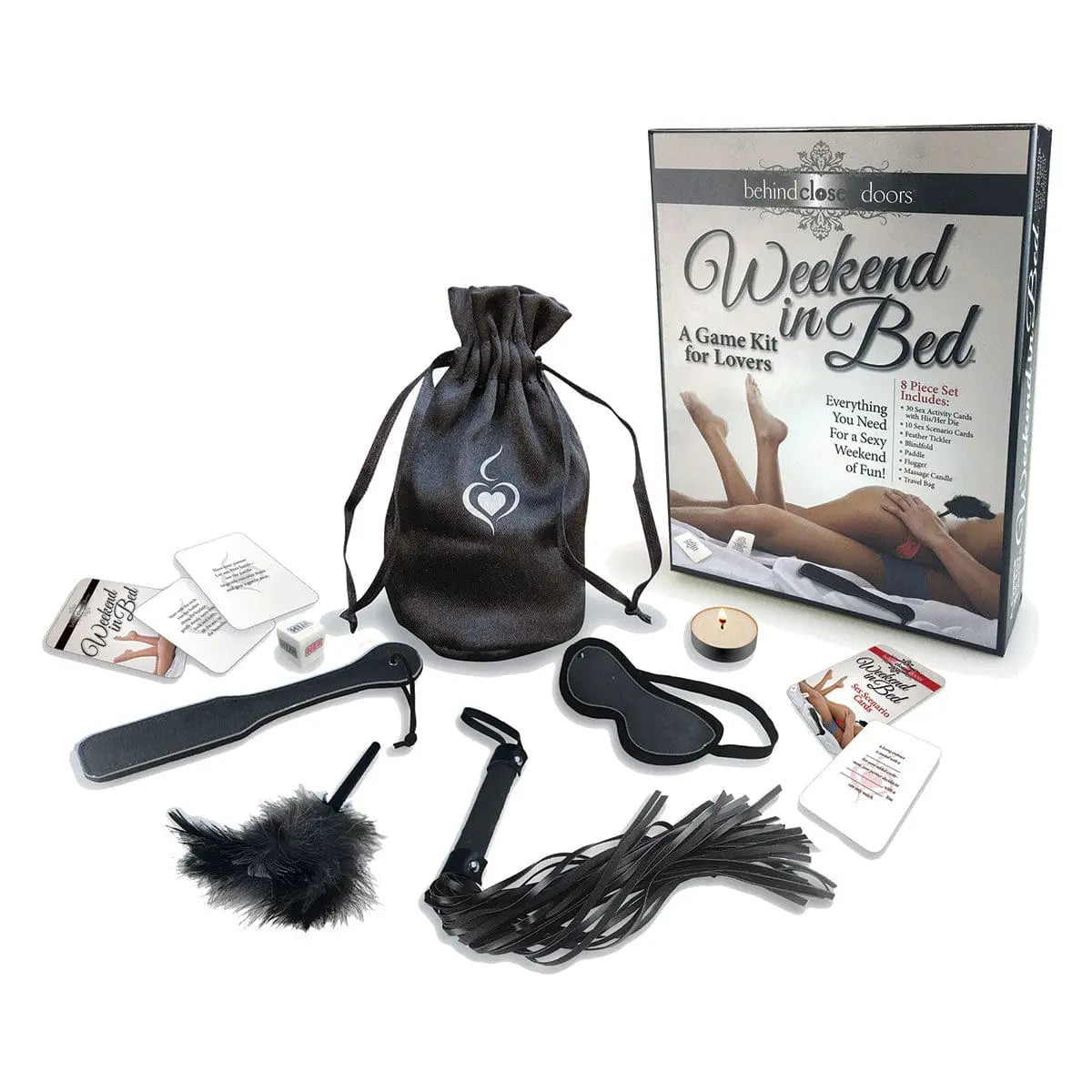Behind Closed Doors® Weekend in Bed™ - A Game Kit For Lovers - Rolik®