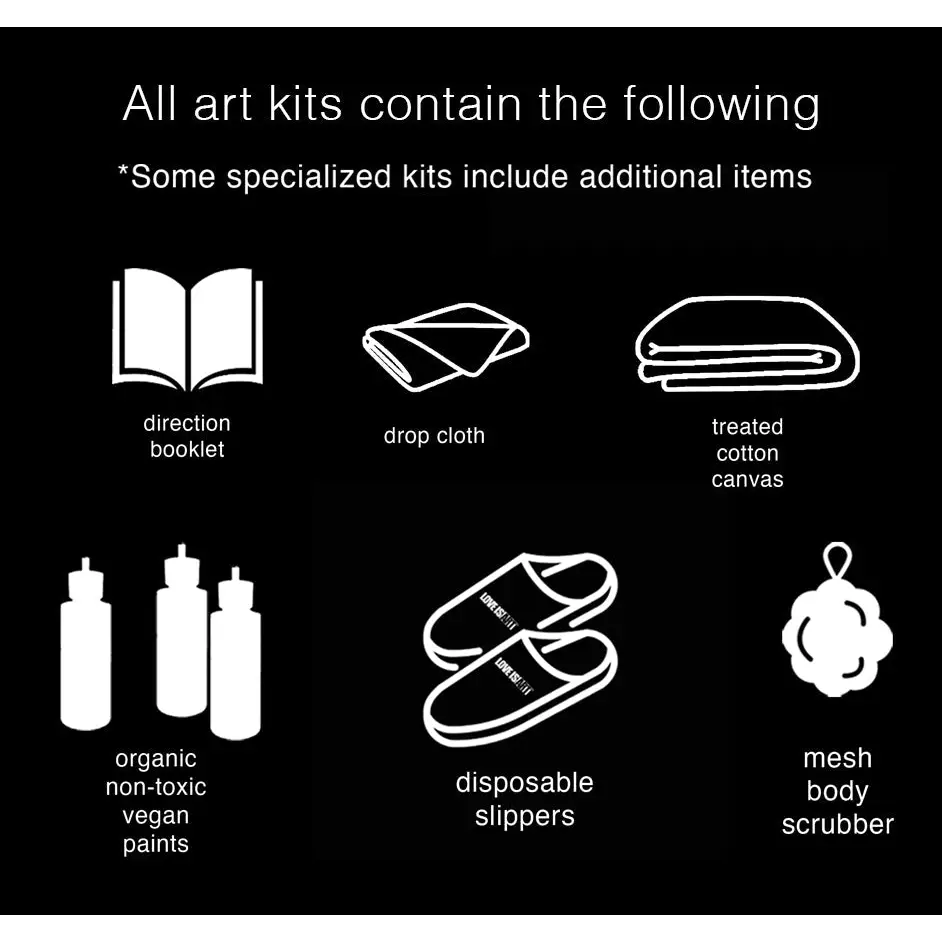 LOVE IS ART Couples Art Kit - Starter