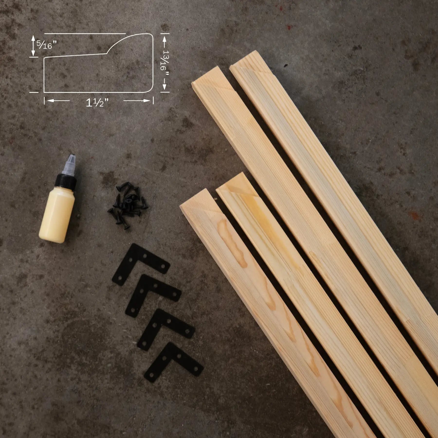 LOVE IS ART Light Duty Stretcher Bar Set