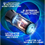 Love Botz® Beat It 8x Rotating & Rhythmic Masturbator - Rolik®