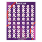Love to Love® Chasing Memories Scratch Off Intimate Bucket List - Rolik®