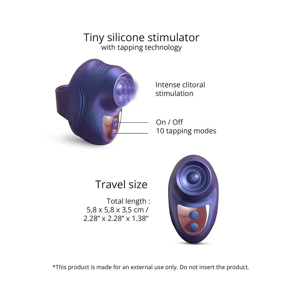 Love to Love® Kisscool Finger Tapping Stimulator - Rolik®