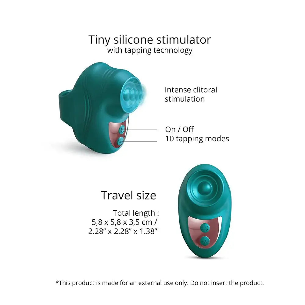 Love to Love® Kisscool Finger Tapping Stimulator - Rolik®