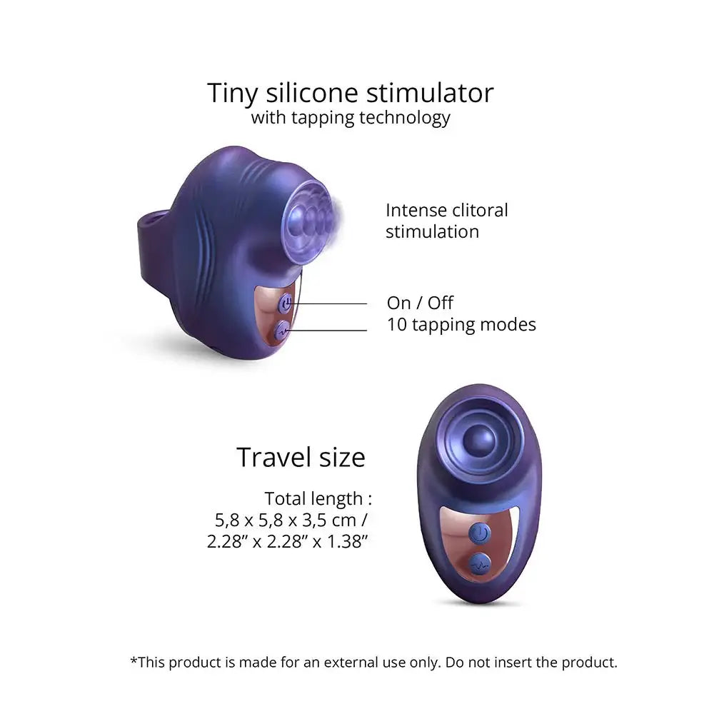 Love to Love® Kisscool Finger Tapping Stimulator - Rolik®