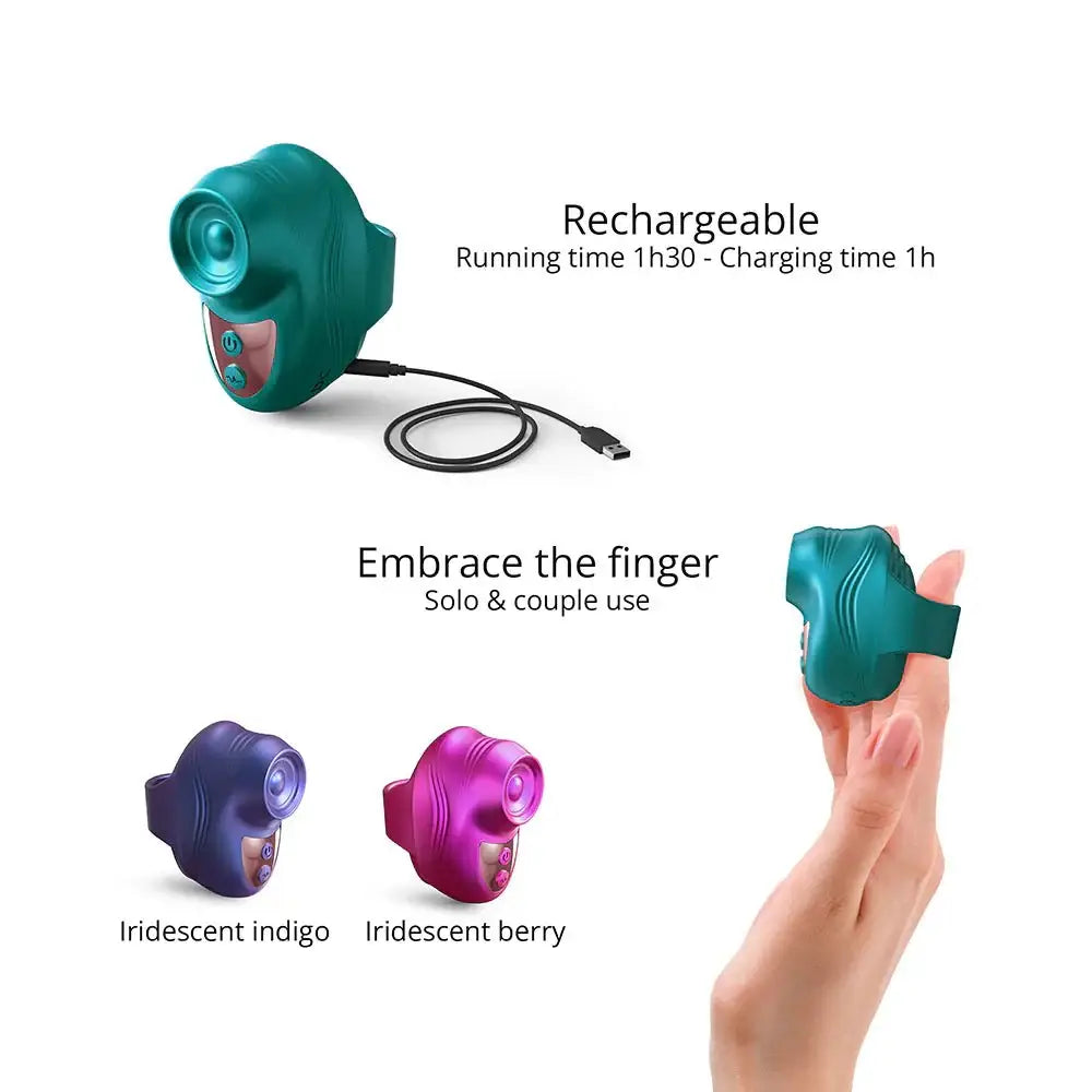 Love to Love® Kisscool Finger Tapping Stimulator - Rolik®