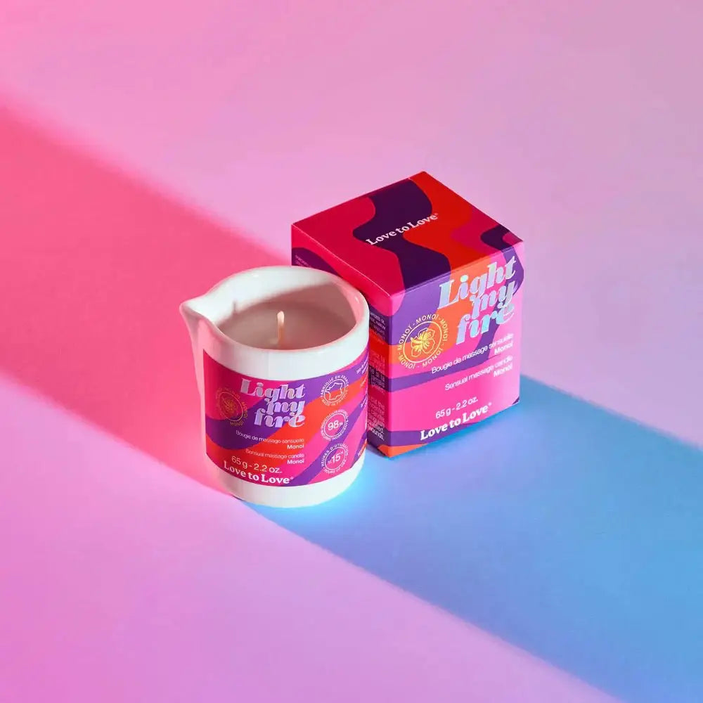 Love to Love® Light My Fire Sensual Massage Candle - Rolik®