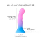 Love to Love® Neon Art LED Silicone Dildo | 39 Light Modes Suction Cup