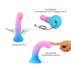Love to Love® Neon Art LED Silicone Dildo | 39 Light Modes Suction Cup