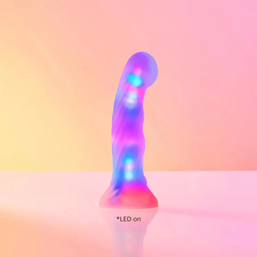 Love to Love® Neon Art LED Silicone Dildo | 39 Light Modes Suction Cup
