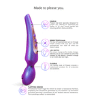 Pleaser Wand & Clitoral Stimulator - Vibrator