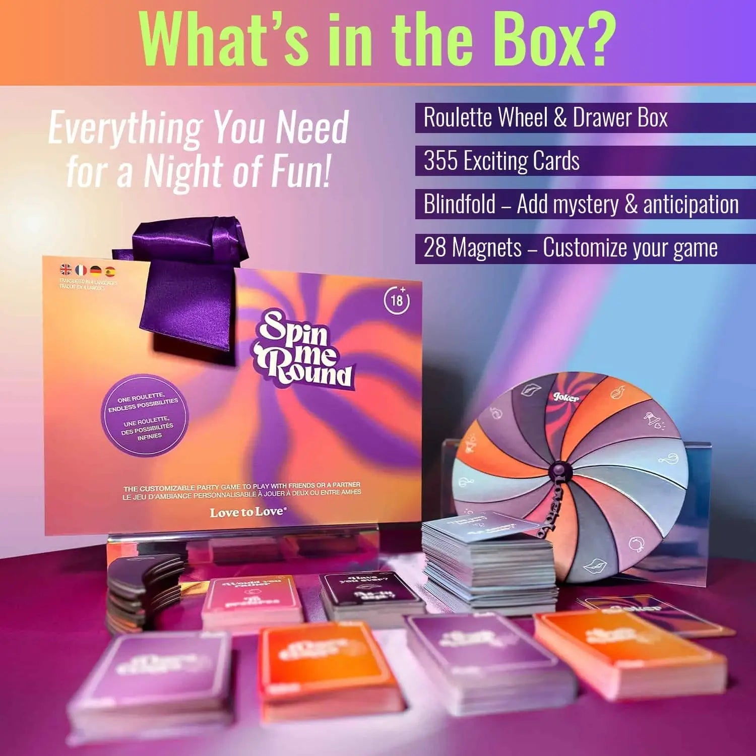 Love to Love® Spin Me Round Changeable Game - Rolik®
