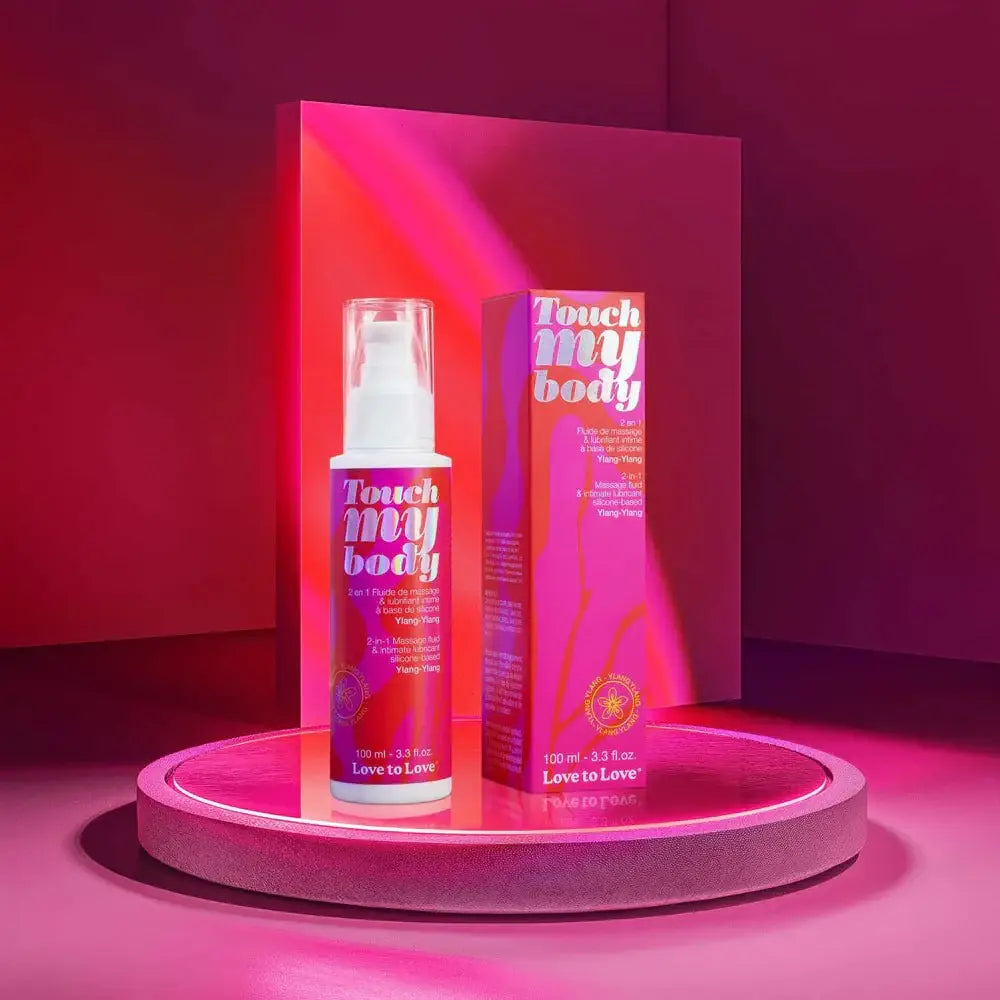 Love to Love® Touch My Body Silicone - Based 2 - in - 1 Massage Fluid & Intimate Lubricant - Rolik®