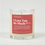 I Love You So Much Glass Candle BERGAMOT + BERRIES + SPICE