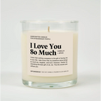 I Love You So Much Glass Candle VANILLA +SPICE