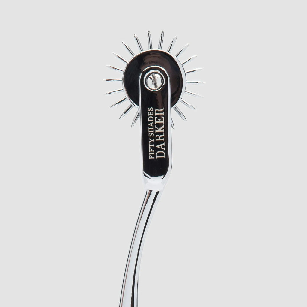 Lovehoney® Fifty Shades Darker Adrenaline Spikes Wartenberg Wheel Silver