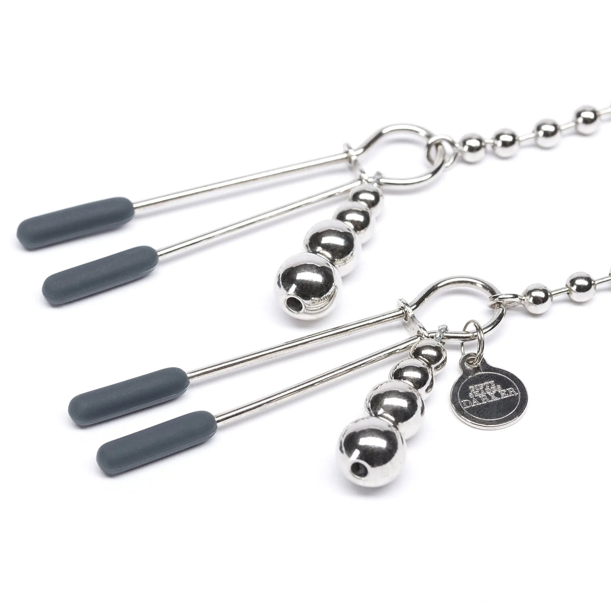 Lovehoney® Fifty Shades Darker At My Mercy Chained Nipple Clamps Silver