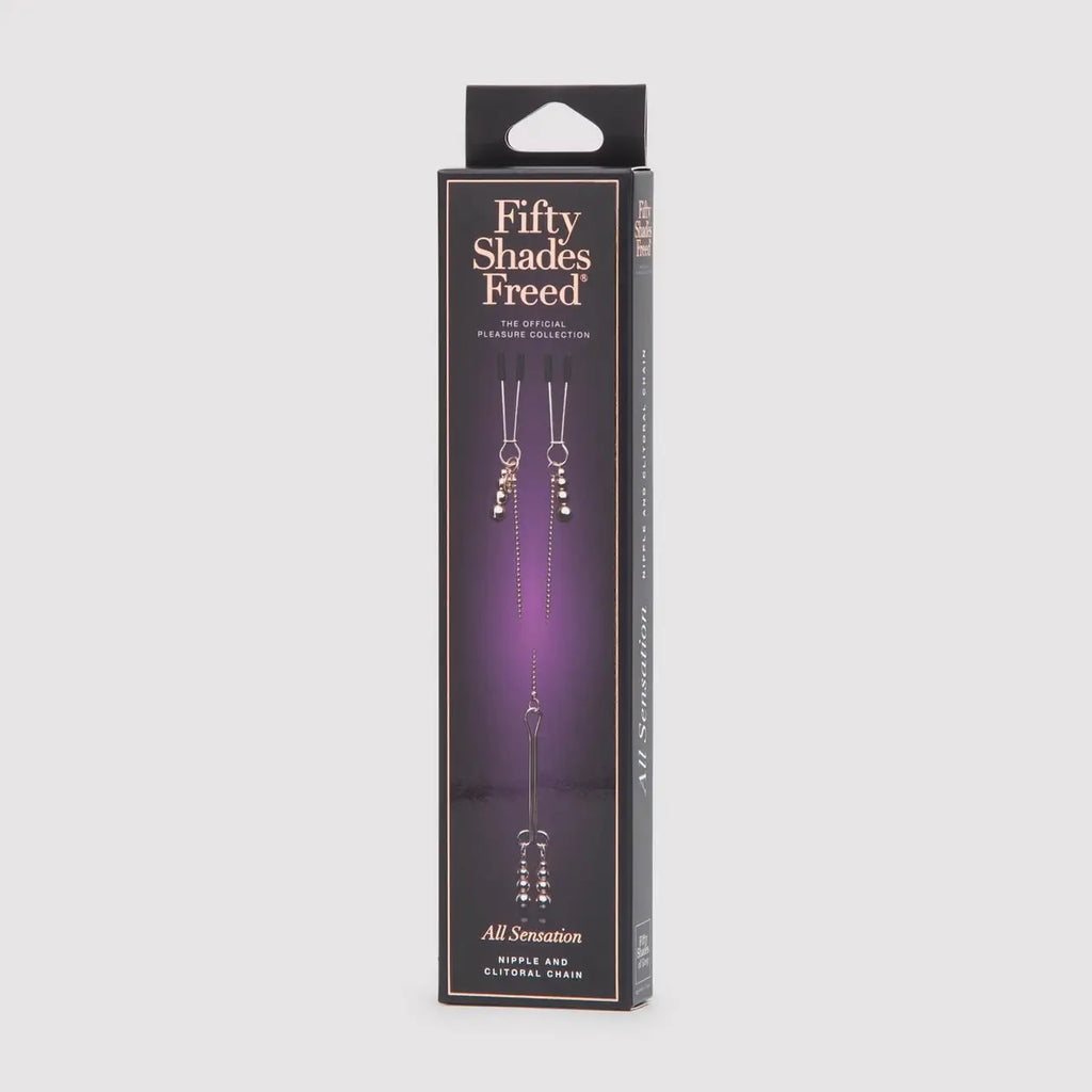 Lovehoney® Fifty Shades Freed All Sensation Nipple & Clitoral Chain Rose Gold
