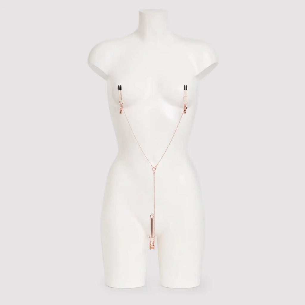 Lovehoney® Fifty Shades Freed All Sensation Nipple & Clitoral Chain Rose Gold