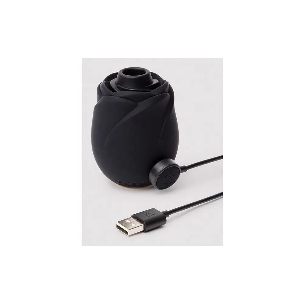 Lovehoney® Fifty Shades of Grey Black Rose 2.0 Clitoral Suction Stimulator