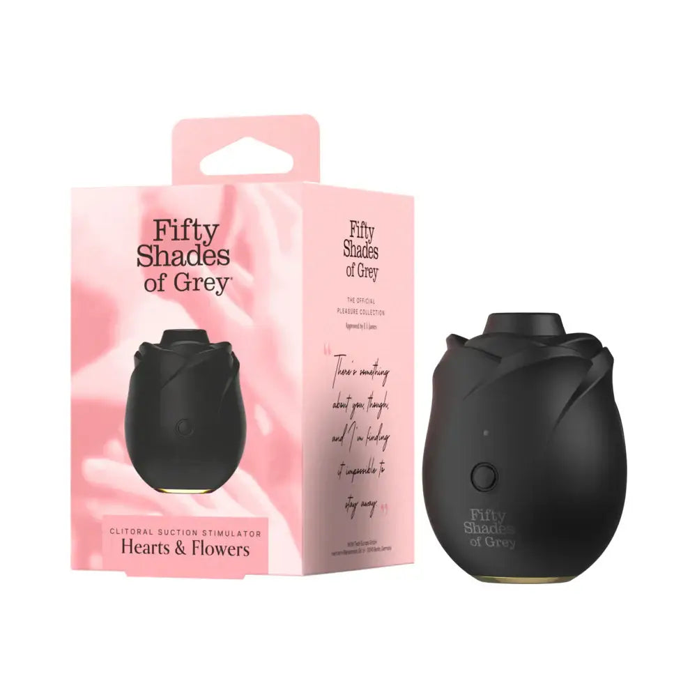 Lovehoney® Fifty Shades of Grey Black Rose 2.0 Clitoral Suction Stimulator