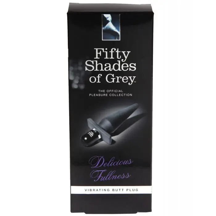 Lovehoney® Fifty Shades of Grey Delicious Fullness Vibrating Butt Plug Black