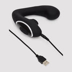 Fifty Shades of Grey Greedy Girl Duet Dual Stimulator with Clitoral Suction - Black - Vibrator