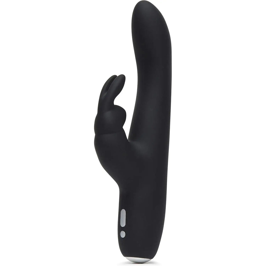 Lovehoney® Fifty Shades of Grey Greedy Girl Slimline Rabbit Vibrator Black