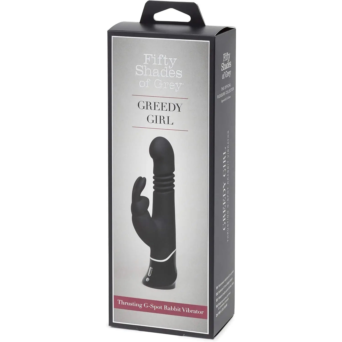 Lovehoney® Fifty Shades of Grey Greedy Girl Thrusting Rabbit Vibrator Black