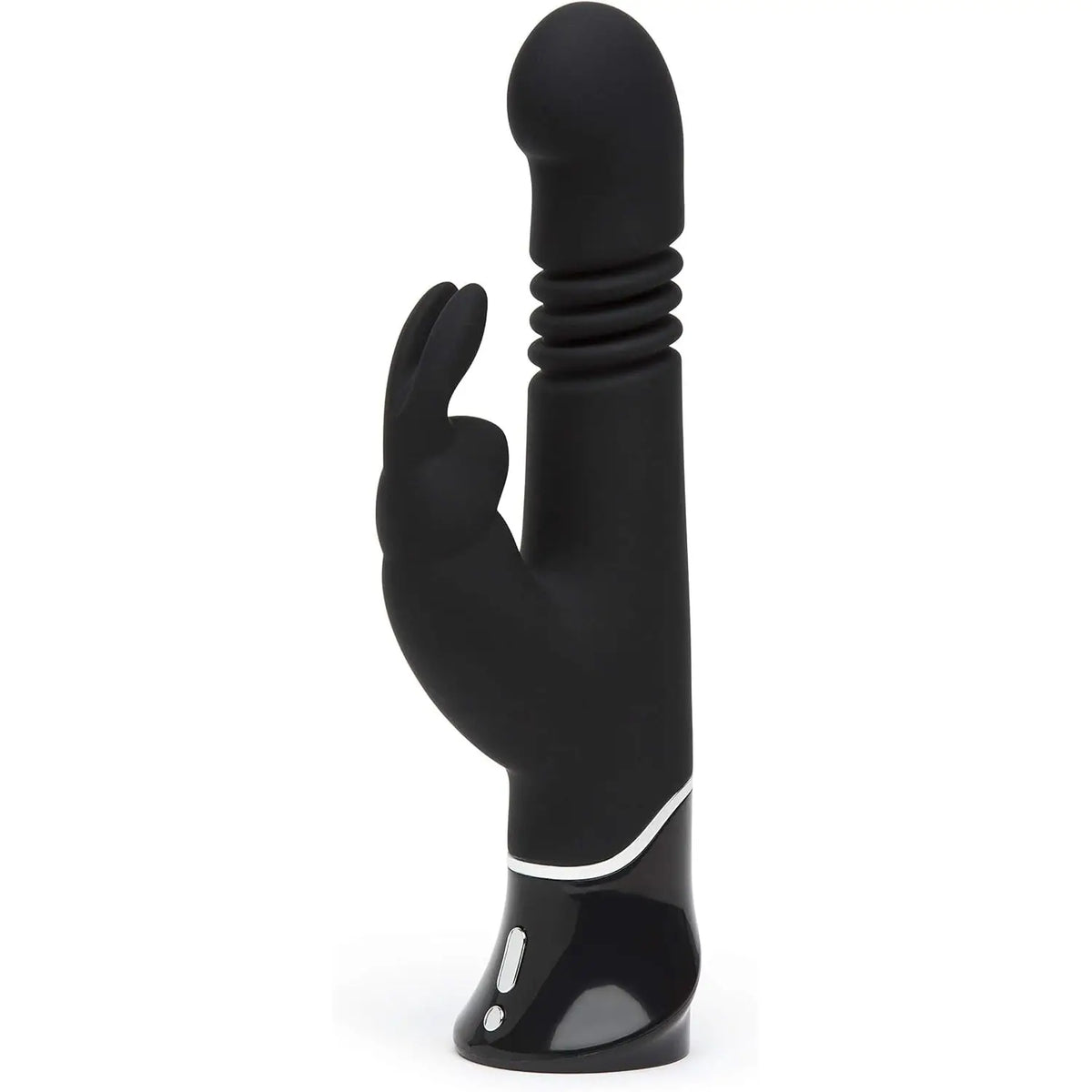 Lovehoney® Fifty Shades of Grey Greedy Girl Thrusting Rabbit Vibrator Black