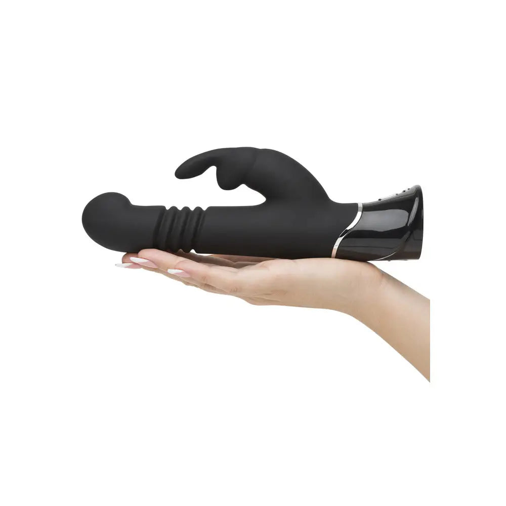 Fifty Shades of Grey Greedy Girl Thrusting Rabbit Vibrator - Black