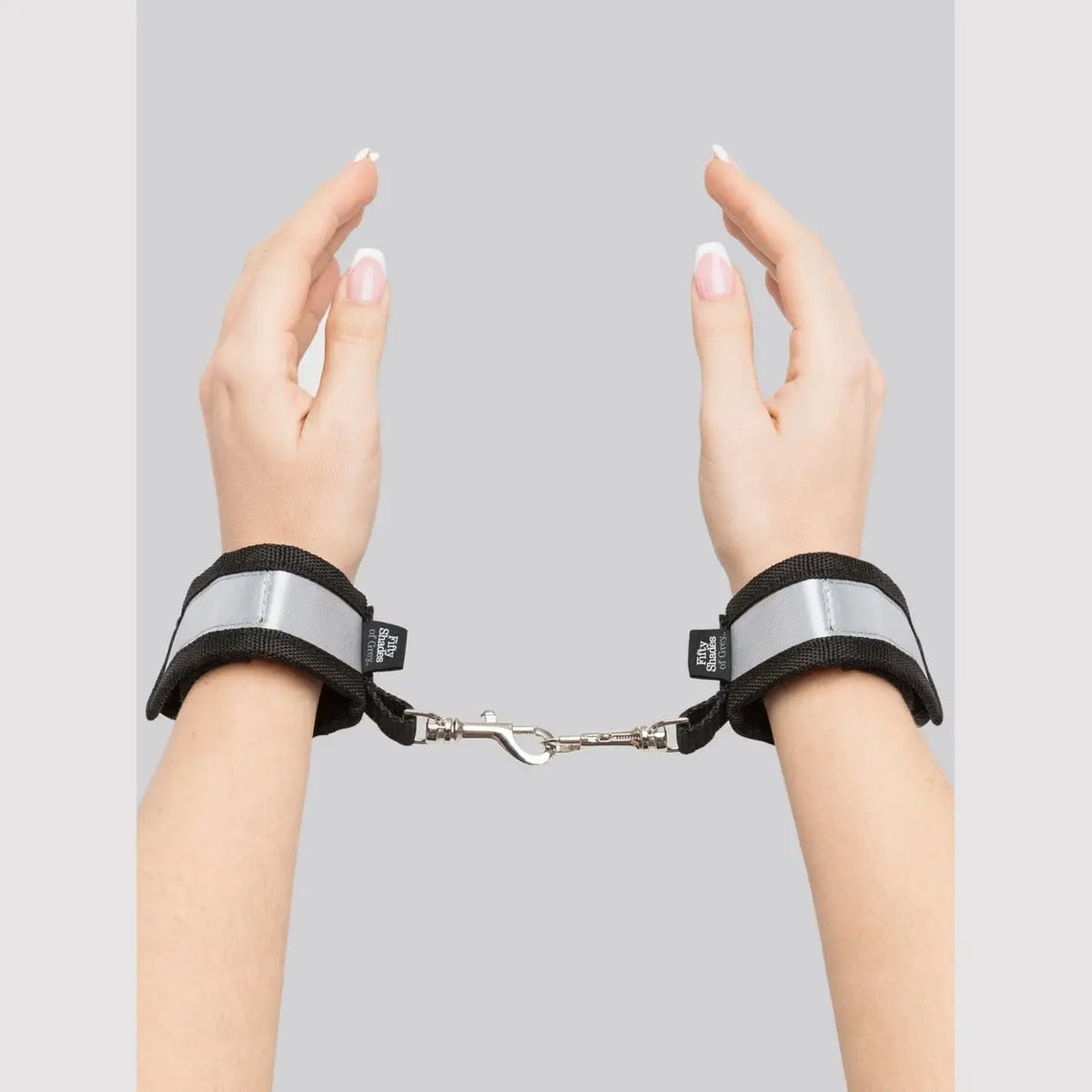 Lovehoney® Fifty Shades of Grey Keep Still Over-the-Bed Cross Restraint Black