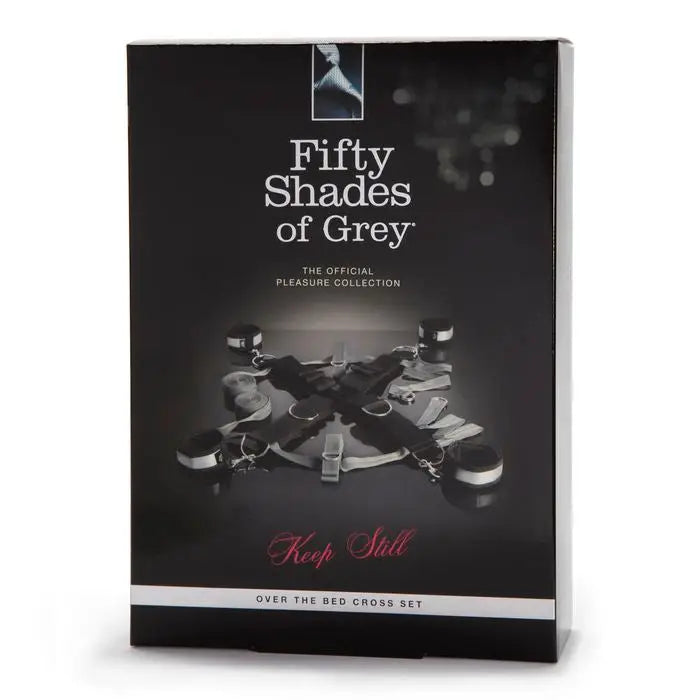 Fifty Shade of Grey Keep Still Over the Bed Cross Restraint - Black - Restraints