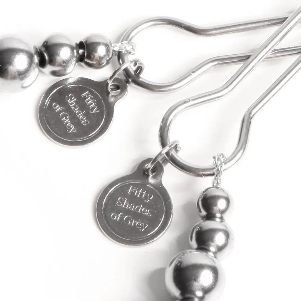 Fifty Shades Of Grey The Pinch Nipple Clamps - Silver