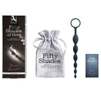 Lovehoney® Fifty Shades of Grey Pleasure Intensified Anal Beads Black