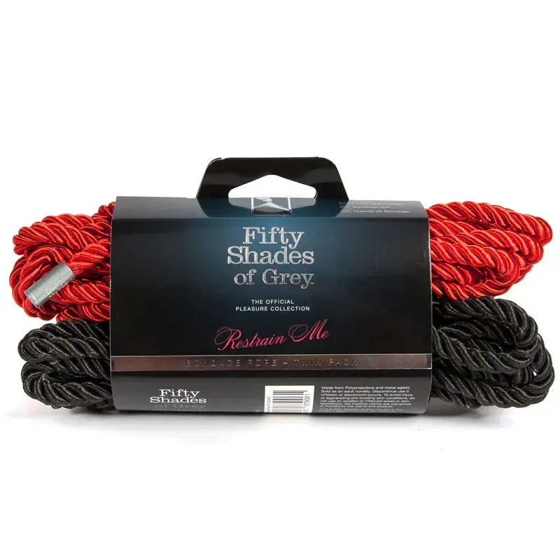 Fifty Shades of Grey Restrain Me Bondage Rope Twin Pack - Restraints