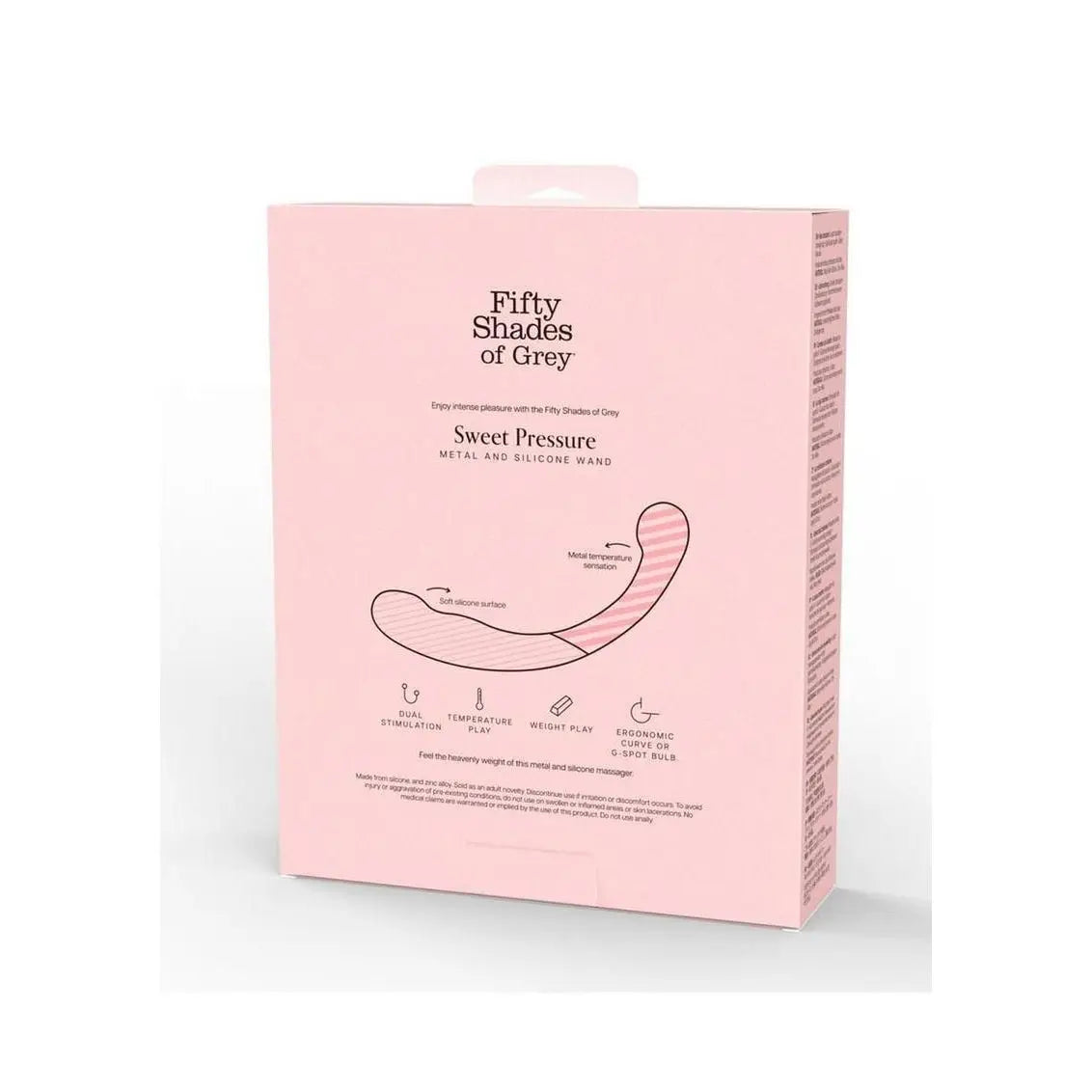 Fifty Shades of Grey Sweet Pressure Silicone & Metal Dildo