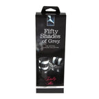 Lovehoney® Fifty Shades of Grey Totally His Velvet-Lined Handcuffs Silver