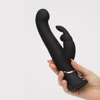 Lovehoney® Happy Rabbit G-Spot Stroker Vibrator - 12 Vibration Modes Black