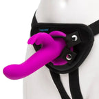 Happy Rabbit® Rechargeable Vibrating Strap On Harness Set - Rolik®