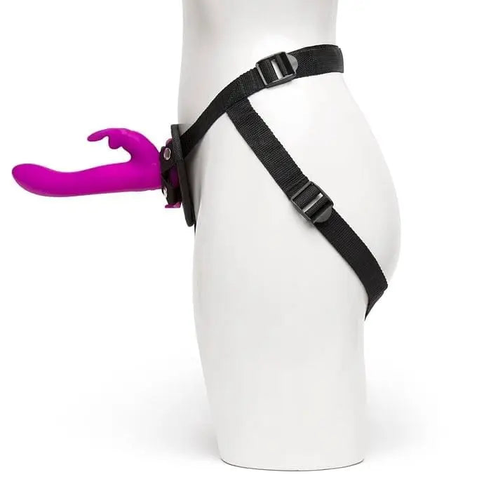 Happy Rabbit® Rechargeable Vibrating Strap On Harness Set - Rolik®