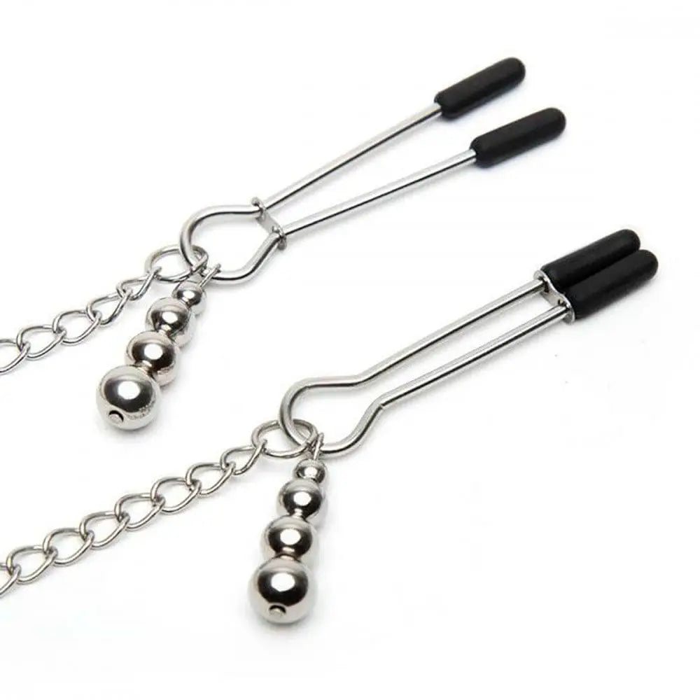 Fifty Shades of Grey Play Nice Satin Collar & Nipple Clamps - Rolik®