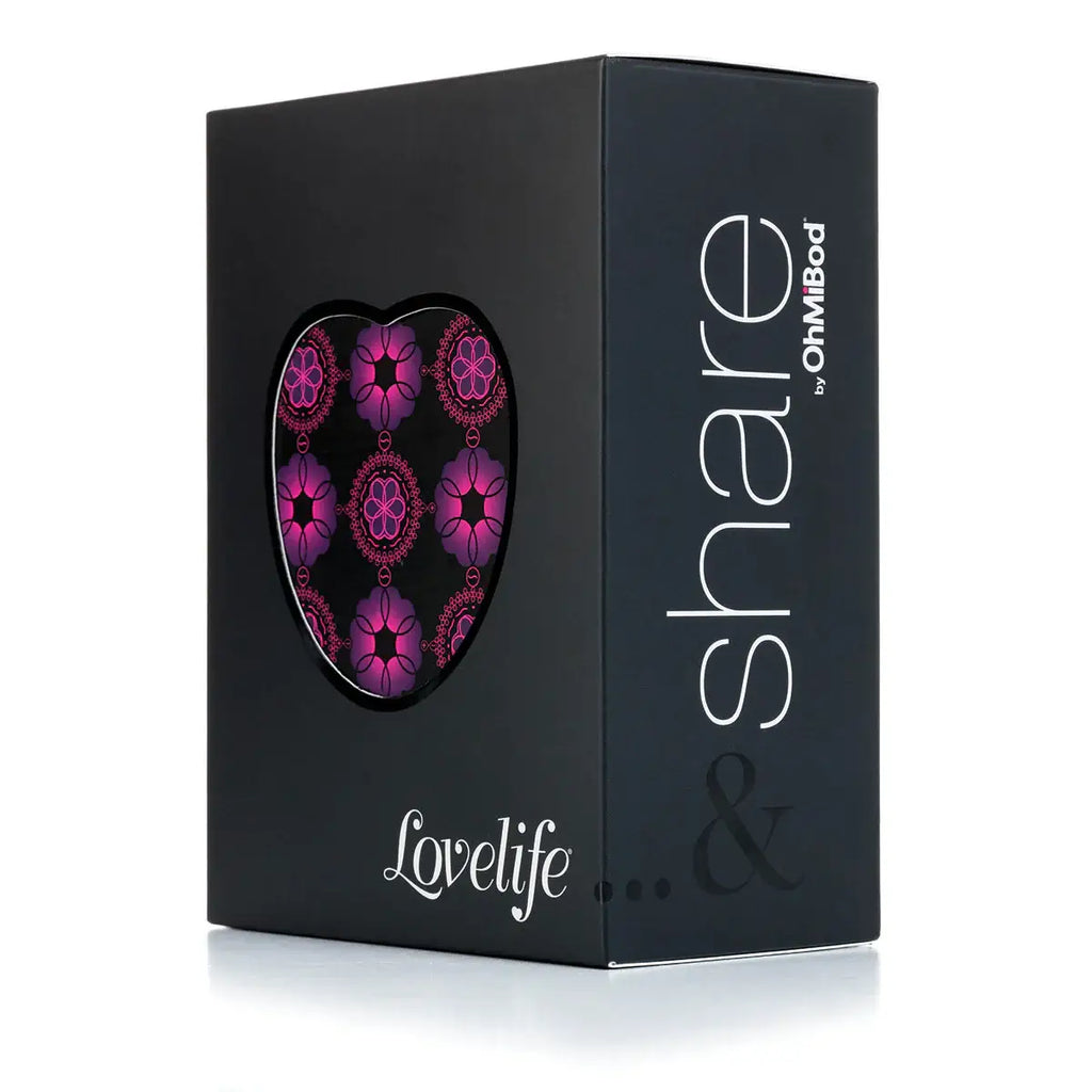 Lovelife® Share Vibrating C - Ring - Black - C-Ring