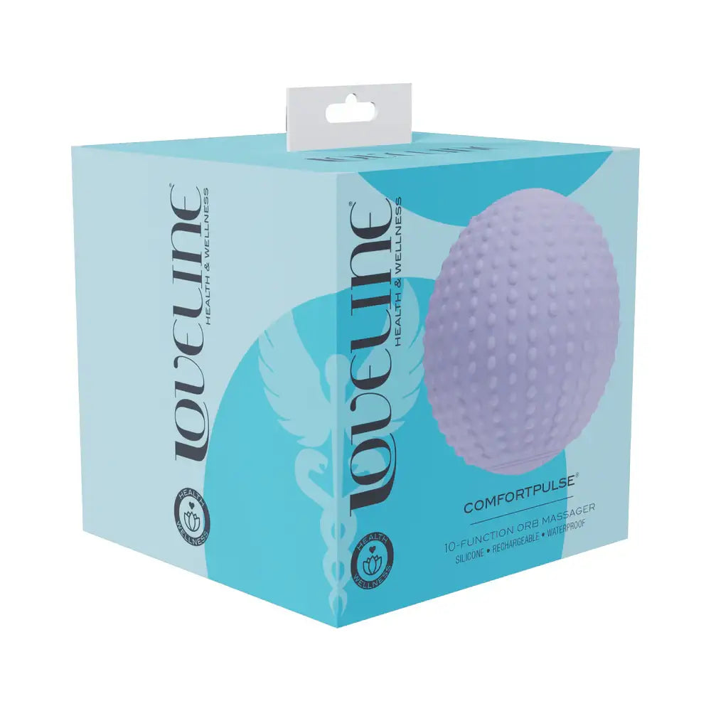 Lavender LoveLine ComfortPulse Silicone Massager