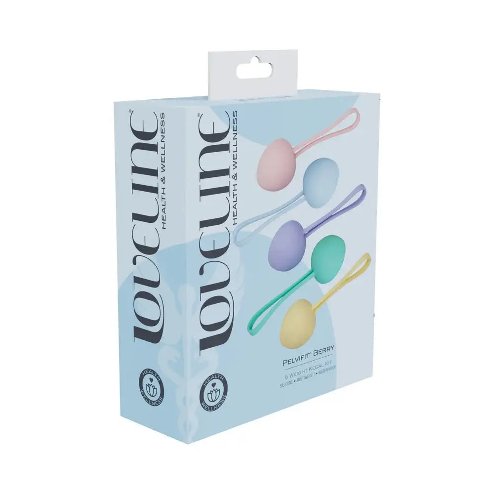 LoveLine PelviFit Berry 5 Weight Kegel Kit - Kegels