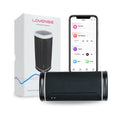 Black Calor Bluetooth Depth-Controlled Vibrating and Heating Masturbator