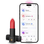 Lovense Exomoon Bluetooth® Lipstick Vibrator - Red