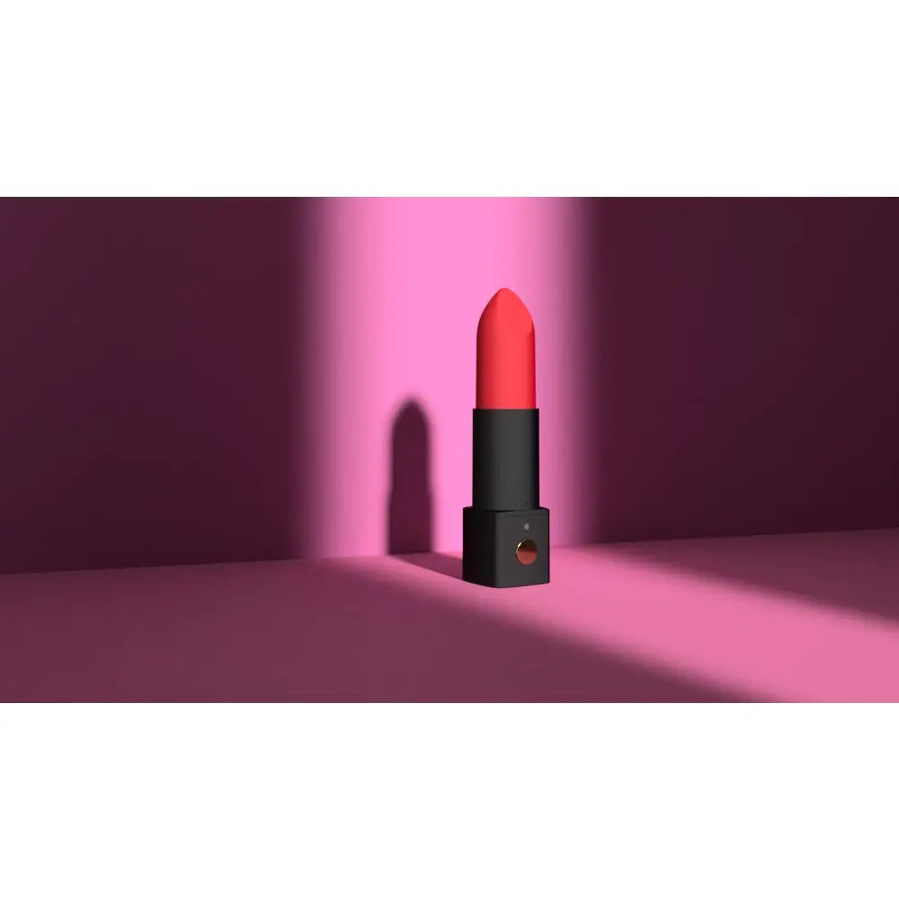 Lovense Exomoon Bluetooth® Lipstick Vibrator - Red