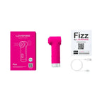 Lovense Fizz | Dual-Head Clitoral Vibrator with Suction & Tapping Hot Pink