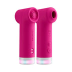 Lovense Fizz | Dual-Head Clitoral Vibrator with Suction & Tapping Hot Pink